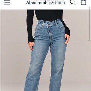 Curve Love 90s Ultra High Rise Straight Jeans